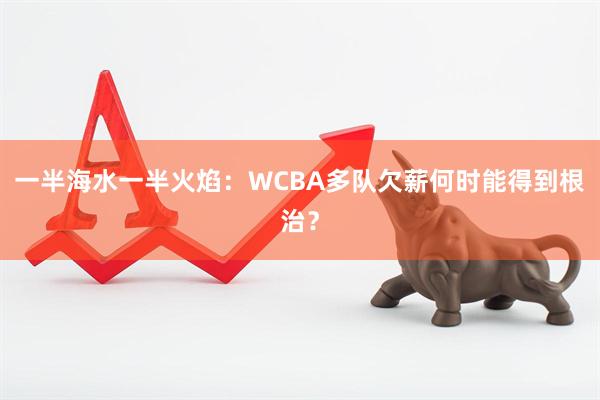 一半海水一半火焰：WCBA多队欠薪何时能得到根治？